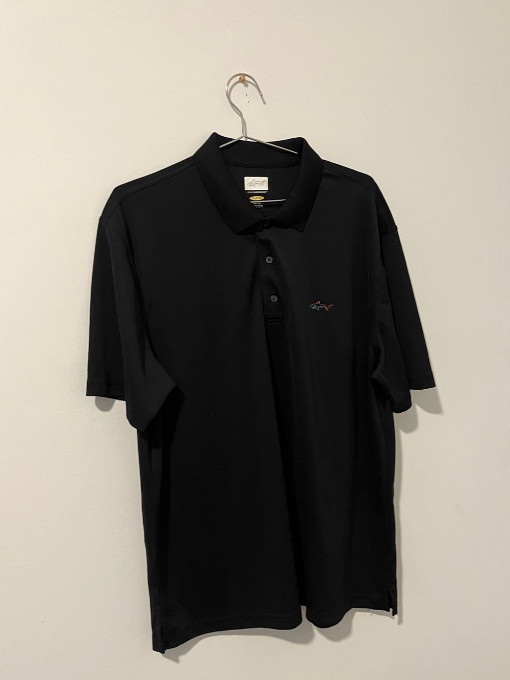Greg Norman Collection Black Polo